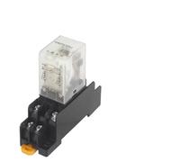 MDBJTCYZN 5PCS HH62P Coil Power Relay LY2NJ DPDT 8Pin Miniature Relay with Socket Base DC12V DC24V AC110V AC220V 10A JQX-13F Series(DC (5Pcs),36V with Base)