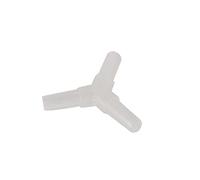 MDBJTCYZN Garden Plumbing 50 Pieces of Three-Way Right Angle 90 Degree Elbow Connector White Black Optional Garden Watering Hose Water Pipe Joint Aquarium Accessories (Color : White Y Shape)