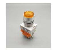 MDBJTCYZN Interrupteur à bouton-poussoir autobloquant LAY37-11DN 22 mm avec voyant lumineux 10 A/660 V Jaune 12 V