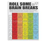 MDBJTCYZN Occupational Classroom Decor Metal Sign Sensory electronic starter Breaks Chart For Calming Focus Activities Teachers 8 X 12 inch