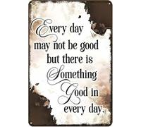 MDBJTCYZN School Tin Sign Every Day Has a Blessing Wall-Art 8 X 12 in