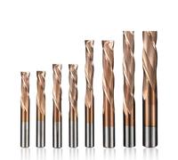 MDBJTCYZN Up Down 3.175/4/5/6/8/10mm Shank Bit Coated 2 Flute Carbide Wood 1Pcs(6x6x15x50L)