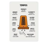 MDBJTCYZN ZGPOSQKZSC C Tuning Reference Chart Guitar Fretboard Notes for Alternate Tunings Metal Tin Sign Music Teacher Resource Studio Art 8 X 12 inch