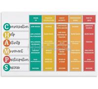 MDBJTCYZN ZGPOSQKZSC Homeschool Management Poster Visual Schedule and Behavior Expectations Chart Educational Wall-Art for Learning Space(Framed,16x24inch(40x60cm))