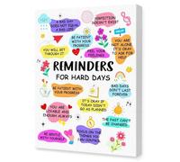 MDBJTCYZN ZGPOSQKZSC Inspirational Reminders Wall Art - Positive Mindset Print for Self-Care, Counseling Decor, or as an Empowering Gift for Her(Framed,16x24inch(40x60cm))