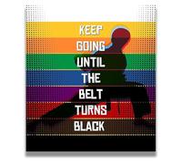 MDBJTCYZN ZGPOSQKZSC Jiu Jitsu and Karate Wall-Art - Inspirational Sports Quotes Poster for Home and Gym Decor(Unframed,08x12inch(20x30cm))