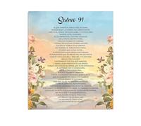 MDBJTCYZN ZGPOSQKZSC Vintage Scripture Art Print Psalm 91 Bible Quote Rustic Religious Wall Decor for Bedroom Office Home Inspiration(Framed,08x12inch(20x30cm))