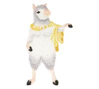 MDC Ecusson thermocollant Animaux Statue Lama 6,5cm x 3,5cm