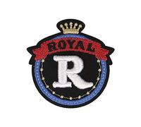MDC Ecusson thermocollant Badge Royal R Royal 5cm