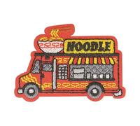 MDC Ecusson thermocollant Food Truck Nouilles 4,5cm x 3,5cm