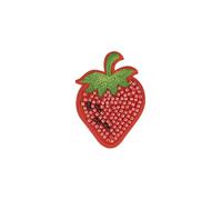 MDC Ecusson thermocollant Fraise Perles 4,5x5cm