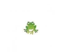 mdc Ecusson thermocollant Grenouille 4x4cm