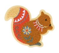 MDC Ecusson thermocollant Jardin Nordique écureuil 6cm x 4,5cm