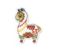 mdc Ecusson thermocollant Mexique Lama 4x5cm