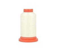 MDC Lot de 3 bobines Fil Mousse Polyester 1000m fabriqué en France pour surjeteuse écru