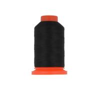 MDC Lot de 3 bobines Fil Mousse Polyester 1000m fabriqué en France pour surjeteuse Noir