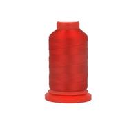 MDC Lot de 3 bobines Fil Mousse Polyester 1000m fabriqué en France pour surjeteuse Rouge Vif