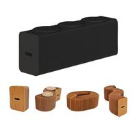 MDDKOP Fauteuil Accordéon Pliable en Papier, Polyvalent, Peut Servir De Table Basse, De Tabouret À Langer Et De Banc, pour Répondre À Vos Différents Besoins(Noir,150x30x28cm+3Cush)