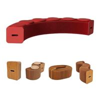 MDDKOP Fauteuil Accordéon Pliable en Papier, Polyvalent, Peut Servir De Table Basse, De Tabouret À Langer Et De Banc, pour Répondre À Vos Différents Besoins(Rouge,300x30x42cm+6Cush)