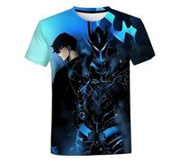 MDEM Été Solo Niveau Anime Manga 3D Imprimé T-Shirt Vêtements De Rue Homme Femme Décontracté Mode Surdimensionné Col Rond T-Shirt Enfants T-style4||L