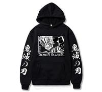MDEM Japonais Anime Démon Tueur Harajuku Akaza Manga Sweats À Capuche Gothique Dessin Animé Hommes Hiver À Manches Longues Sweats À Capuche Streetwear-style8||M