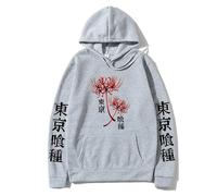 MDEM Tokyo Ghoul Sweatshirts Pulls à Capuche Streetwear Harajuku Anime Hommes Hoodie Sweatshirts Automne Hiver Unisexe-color3||XL