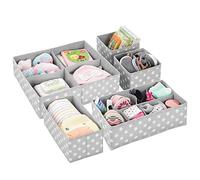 mDesign Lot de 5 boîtes de rangement pour chambre d'enfant - Boîtes de rangement pour affaires de bébé et couches - Convient également pour le rangement de jouets - Caisse à plusieurs compartiments -