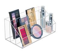mDesign Organiseur Maquillage - boîte de Rangement Maquillage avec Cinq Compartiments pour Produits de Maquillage, Vernis à Ongles et Produits de beauté - Rangement Make up idéal - Transparent