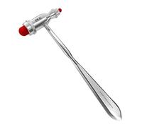MDF Instruments - Marteau Troemner à Réflexes Neurologique - Rouge/Argent (MDF555-02)