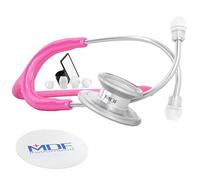 MDF Instruments MD One Premium Stéthoscope à double pavillon en acier inoxydable MDF777, Adult, fuchsia, 1