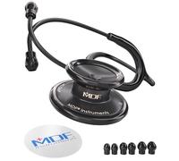 MDF Instruments - MD One - Stéthoscope - Pavillon Double - Acier Inoxydable - Noir BlackOut (MDF777BO)