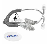 MDF Instruments (MDF747XP12) Deluxe - Stéthoscope Léger - Pavillon Double - Gris