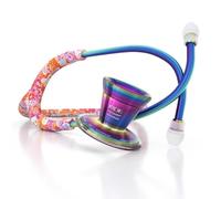 MDF Instruments Royal Dutch Paisley Kaléidoscope ProCardial en titane pour adulte Double tête avec paisley Royal Dutch Paisley Casque kaléidoscope paisley MDF797TRPKL