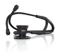 MDF ProCardial Stéthoscope de Cardiologie, Adulte, Pavillon Double, Acier inoxydable, Tubulure Noir, Pavillon-Casque BlackOut, Pièces de Rechange Gratuites à Vie, Garantie de 30 Ans (MDF797BO)