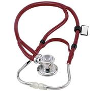 MDF Sprague-X Rappaport Stéthoscope à double pavillon, interchangeable pour adulte, enfant, et nourrisson - Garantie à vie & Pièces de rechanges gratuites à vie - Bordeaux (MDF767X-17)