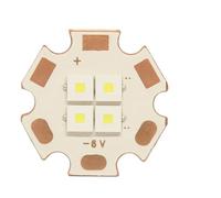 MDFCWJATHI 1PC High Power LED 10W -30W 12-14.8V 4Chips XPL-HI Cold White 3500lm Diode with 20mm Copper Board