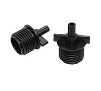 MDFCWJATHI Garden Plumbing Atomizing Nozzle Connector with 1/2 Inch External Thread 6mm Interface, 200 Pieces of Agricultural Garden Irrigation Pipe Fittings MDFCWJATHI