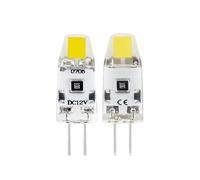 MDFCWJATHI Indoor Lighting 20pcs/lot G4 Led Lamp Chip 0705 COB 3W DC12V Dimming Silica Gel Led Light Source (Size : Cool White)