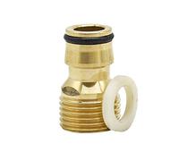 MDFCWJATHI Leak-Proof Pipe Hose Fittings Garden Brass Male Thread 1/2" Connector 1/2inch Car Wash Water Copper Metal Thread Sealing Ring 15pcs MDFCWJATHI