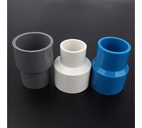 MDFCWJATHI Pipe connector 1pc ID 63mm To 20~50mm PVC Reducing Straight Joints Agricultural Irrigation Garden Water Connectors Aquarium Fish Tank DIY Tools (Color : 63 25mm, Diameter : Gray) MDFCWJATHI