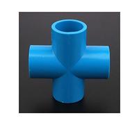 MDFCWJATHI Pipe connector 20mm PVC Cross Pipe Connectors Garden Irrigation System Fittings Aquarium Tank Water Supply Tube 12/24/48pcs lot (Color : Blue Cross Joint, Size : 12pcs) MDFCWJATHI