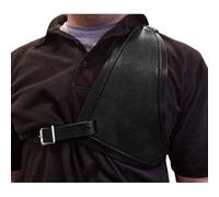 MDFCZXP Armure de Poitrine médiévale - Costume de Harnais de Poitrine Demi-Armure de Poitrine en Cuir Vintage - pour Les Accessoires de vêtements de Jeu de rôle,Noir,20cm