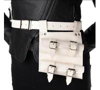 MDFCZXP Manche D'épée De Chevalier Médiéval - Ceinture Circulaire Médiévale avec Fourreau Et Rivets - Ceinture De Chevalier Steampunk Réglable - pour Les Hommes Adultes,A3,5inch
