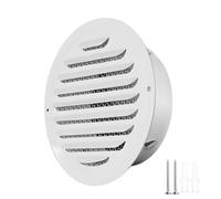 MDHQ Couvercles Ventilation Ronds en Acier Inoxydable Couvertures Grille À Persiennes avec Mailles D'écran Intégrées