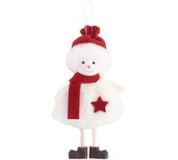 MDHQ Petit pendentif, pendentifs de Noël suspendus vieil homme fille bonhomme de neige arbre décoratif peluche pour ornements pour enfants étudiants Gif