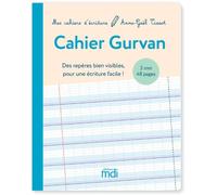 MDI Mes cahiers d'écriture Cahier Gurvan 3mm à la Française - Anne-Gaël Tissot - Mdi Eds - broché - Scolaire / Universitaire