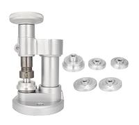 MDKSOUITY Presse de boîtier de montre, outil de fermeture de boîtier de montre, kit de réparation d'horloger professionnel avec 5 matrices interchangeables, construction en métal durable