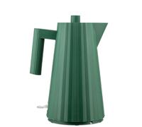 Alessi Plissé MDL06 GR - Bouilloire Électrique Design, en Résine Thermoplastique, Fiche Européenne 2400W, 170 cl, Vert