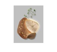 MDLOCJHF Horloge Murale Horloge Murale de grès Moderne avec lumière LED, créative irrégulière Horloge décorative sans Cadre Art Mural Lumineux pour Le Bureau de la Chambre à Coucher du Salon Bureau