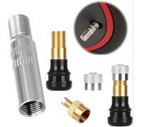 MDLSDE Soupape d'aspiration de Pneu sans Chambre à air pour Scooter électrique Durable 2 cm de Long